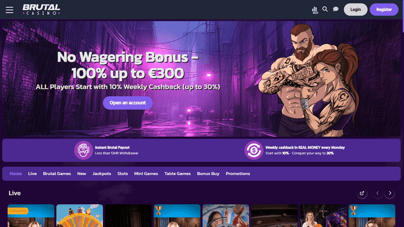 Brutal Gambling Enterprise